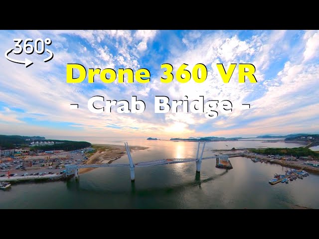 Drone 360 Vr (DJI Mavic Air 2S & Insta 360 Sphere) | Crab Bridge in South Korea