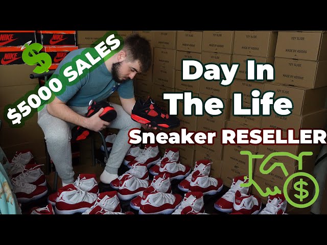 $5000 SNEAKER SALES (Day In The Life FULL Time Sneaker RESELLER)