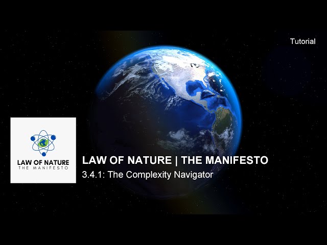 LoN Manifesto Tutorial 3.4.1: The Complexity Navigator