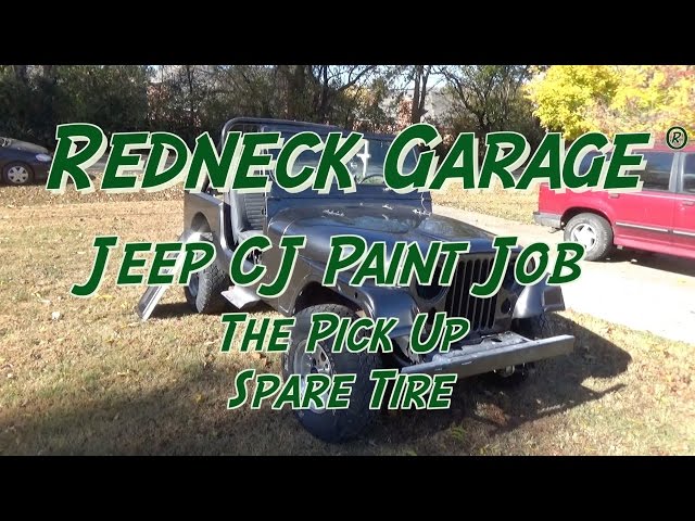 Jeep Paint Job - The Pick Up - Spare Tire Action