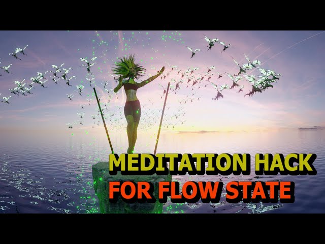 Increase Flow Using Meditation Music Synchronized W/ 10 hz Binaural Beats & Visual Stimulus.