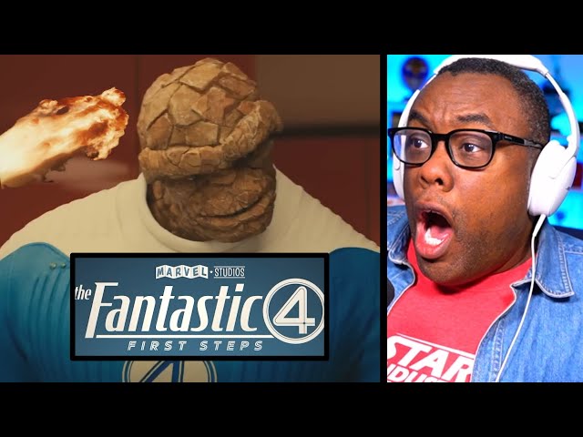 Fantastic Four First Steps Trailer LOUD REACTION  - That's The Thing!