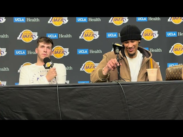 Austin Reaves & Jaxson Hayes On Luka Doncic’s Lakers Debut