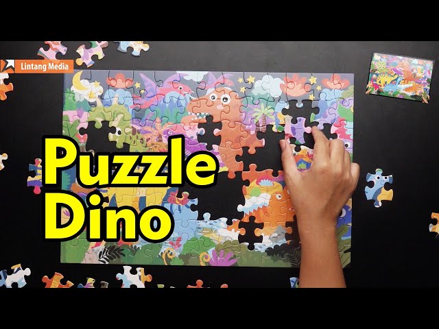 Menyusun Puzzle Game Dino - Video Edukasi