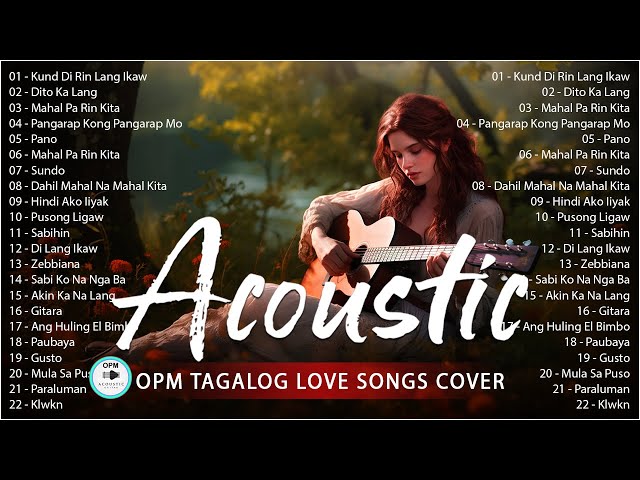 OPM Tagalog Acoustic Songs ❤️ Best Of OPM Tagalog Love Songs 2024 ❤️ Acoustic Love Songs Cover 659