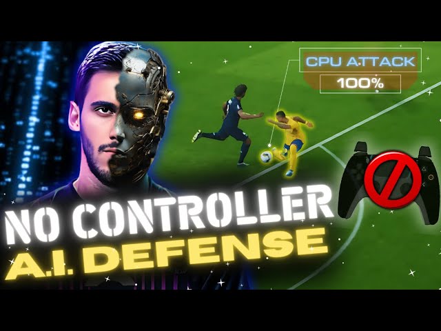 AI Defense in eFootball - I'm NOT using my CONTROLLER and it works!