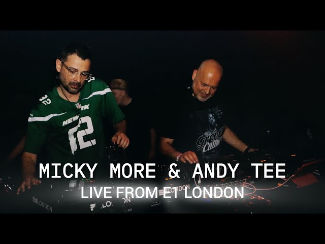 Micky More & Andy Tee Live from E1 Club London - House Deep Soulful Disco Afro Summer Mix Djset