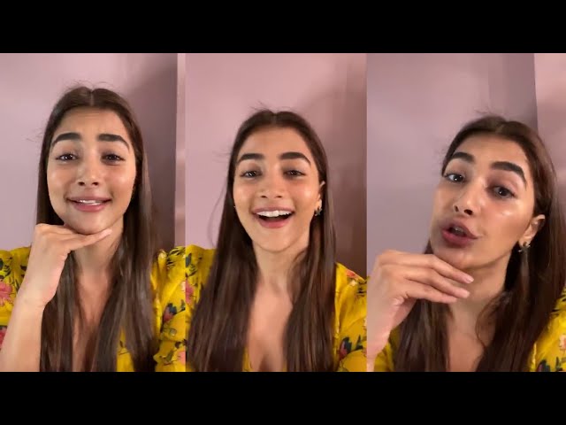 Pooja Hegde Instagram live