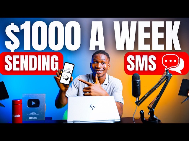 $1K Weekly To Receive & Send SMS Messages | How To Make Money Online (LAZY PEOPLE ONLY)