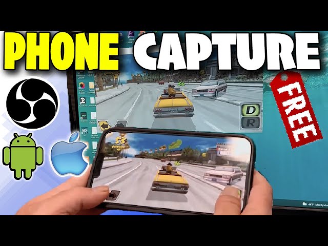 Capture your Phone Screen in OBS FREE - Android or Iphone