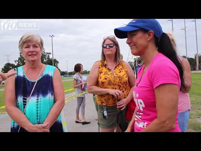 President Trump's 'MAGA' rally in Tampa: Division between protestors, supporters