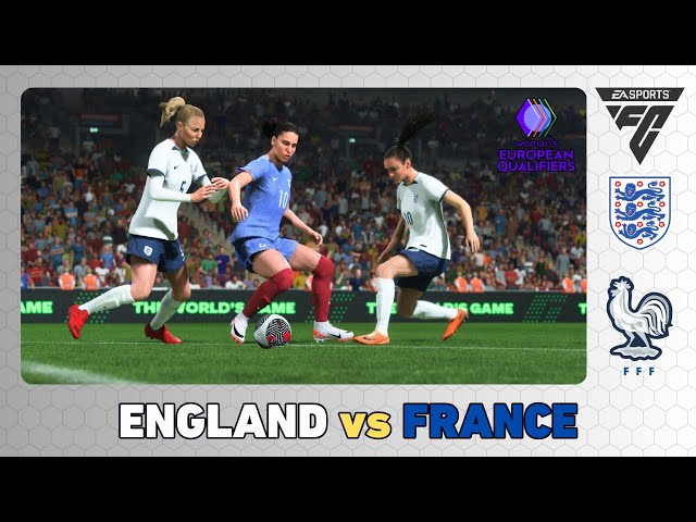 ENGLAND vs FRANCE - Women's Euro 2025 Qualifiers