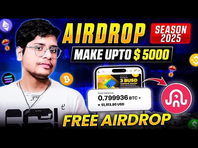 😱😱 Earn Freee Gauranteed 5000$ From Airdrops | Biggest Crypto Airdrop of 2025 | Best Airdrop 2025