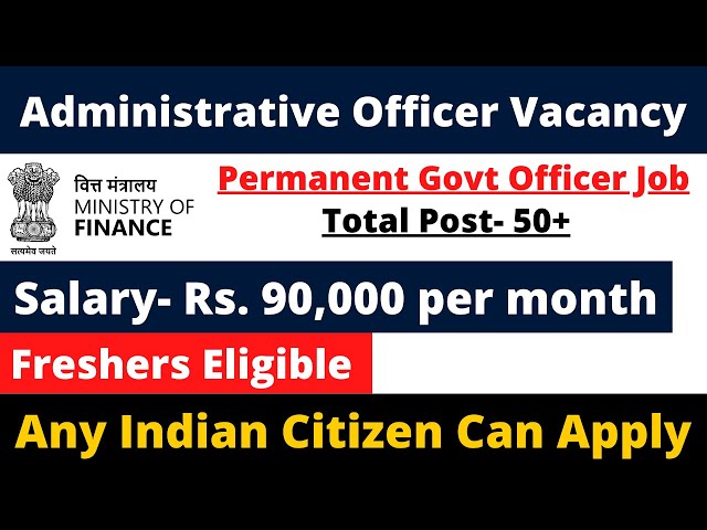 GROUP-B PERMANENT GOVT JOB 2025 | FRESHERS ELIGIBLE | SALARY- 90000+ | APPLY ALL INDIA