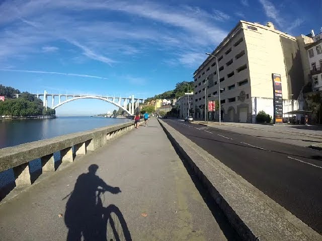 Porto - Scenic Bike ride with relaxing music 1