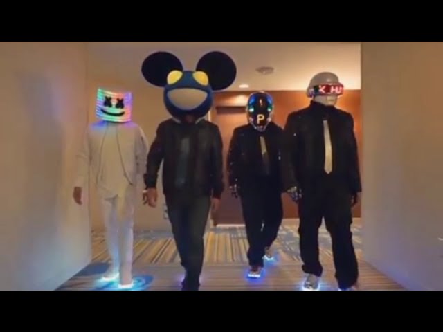 Marshmello VS Deadmau5 - Alone Remix (Official Music Video) Ft. Daft Punk