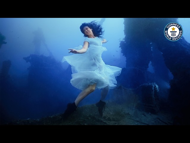 Shooting The Deepest Underwater Photoshoot - Guinness World Records