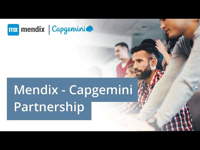 The Mendix-Capgemini Partnership