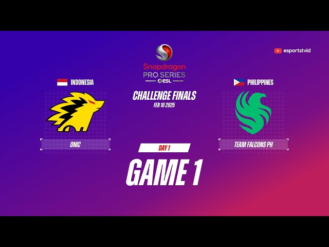 ONIC vs Team Falcons PH GAME 1 Snapdragon Pro Series Season 6 | ONIC vs FLPH ESPORTSTV