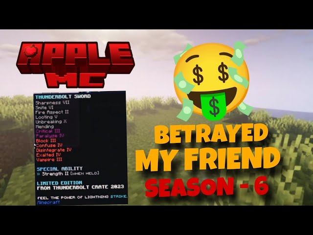 I BETRAYED MY FRIEND IN | APPLE MC | SEASON 6 @its_HT4