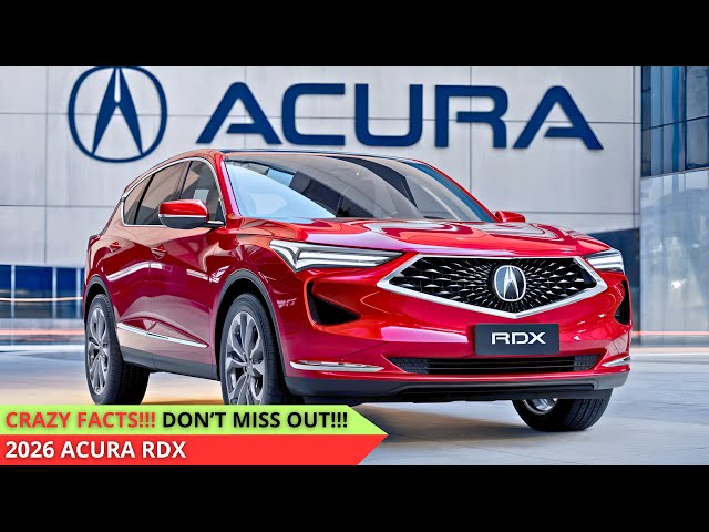 Will Shock You! Acura’s Most ADVANCED SUV? 2026 RDX Full Breakdown!