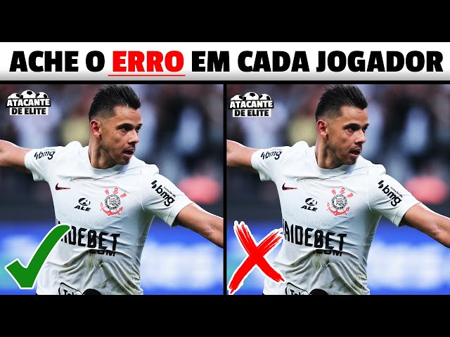 🔥DESAFIO!!! ENCONTRE O ERRO NESSAS IMAGENS DE JOGADORES DE FUTEBOL