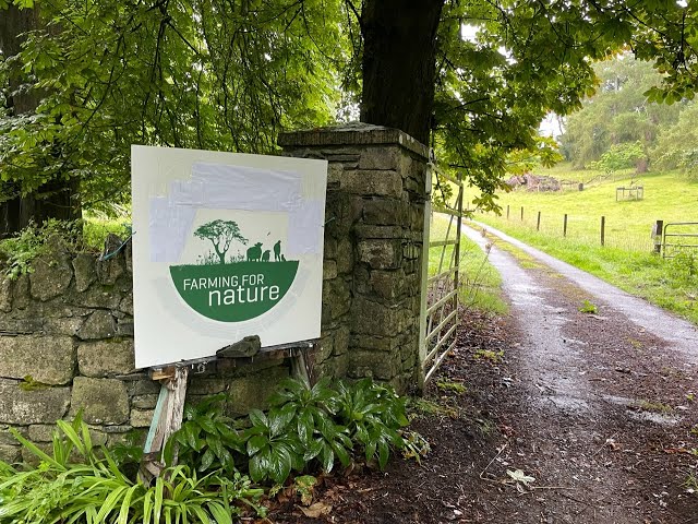 A very busy day with nearly 40 farmers on a farming for nature farm walk