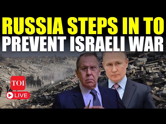 LIVE: Russia 'Enters' Gaza To Stop Israel's War On Palestinians? Putin Aide Lavrov Bombshell Reveal