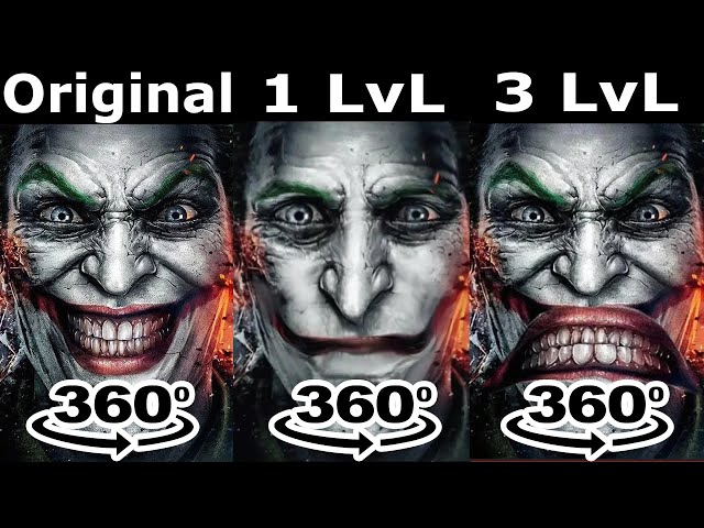 Why so serious? ORIGINAL vs Dfferent Levels of Jonkler Meme 360º