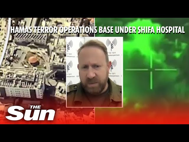 Israel reveals main Hamas terror operations base is under Shifa Hospital in Gaza City