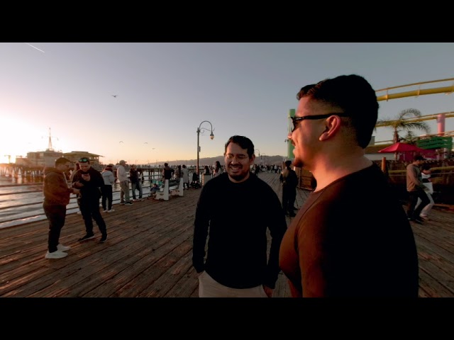 Santa Monica Pier 1/21/23 VR 3D