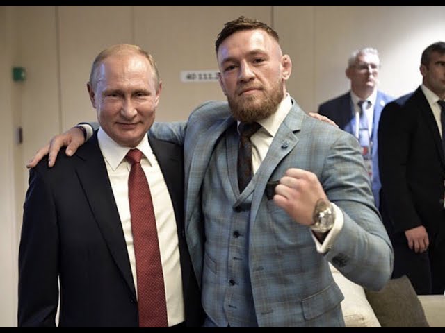 Conor McGregor meets Vladimir Putin at 2018 World Cup Final