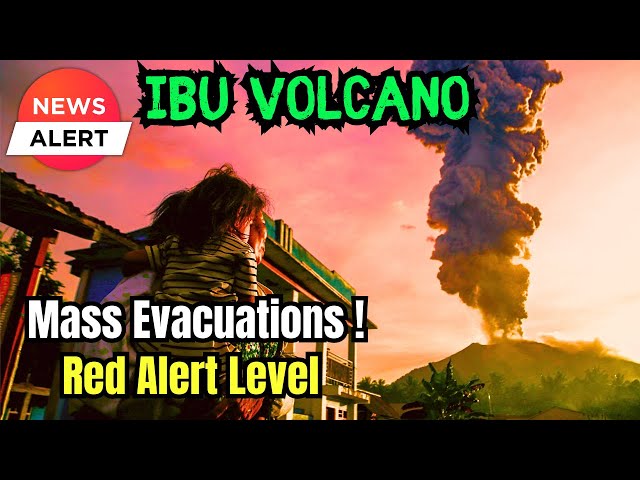 Dangerous Ibu Volcano in Indonesia has erupted over 1100 times IN JANUARY alone -Highest Alert Level