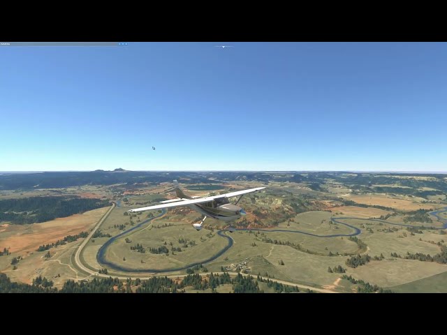 Cessna CT182T Skylane - Devil's Tower - Hulett, Wyoming - MS Flight Sim