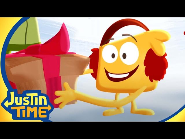 Delivering Grandpa's Gift | Justin Time Season 1