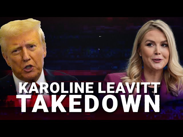 Five explosive Karoline Leavitt takedowns during first Trump administration press conference