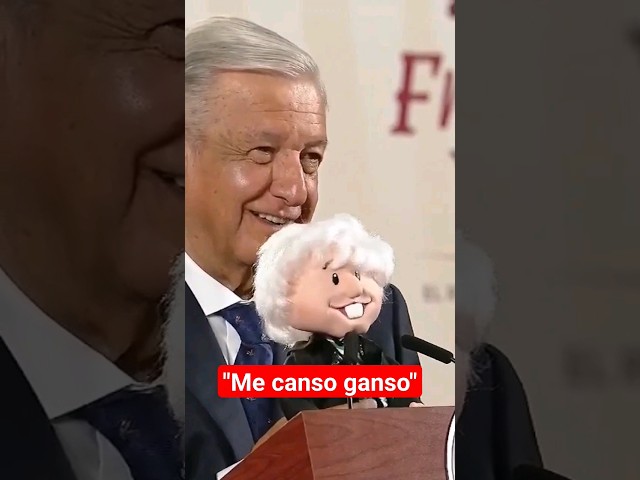 AMLO juega en la Mañanera con 'Amlito' que habla #milenioshorts