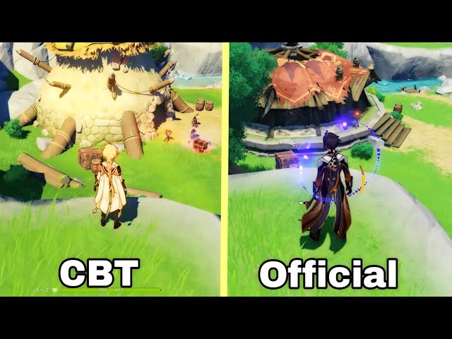 21 facts about CBT vs Official changes in genshin part 1