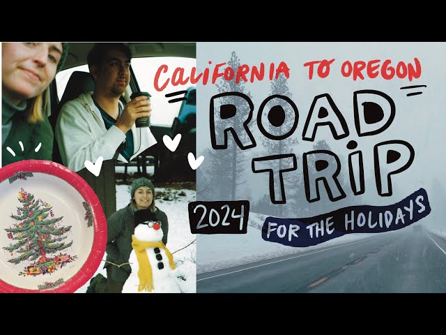 Holiday road trip travel vlog 🚙💖 ~ CA ➡️ OR & back again!