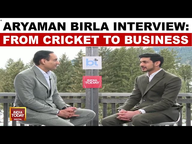 Aryaman Birla Interview With Rahul Kanwal: Cricket To Business, Harvard To Davos | India Today