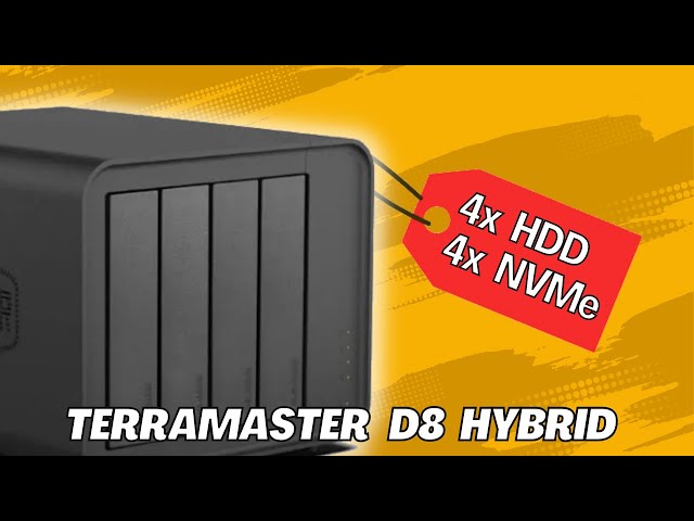 TerraMaster D8 Hybrid DAS - 4 Bay SATA + 4 NVMe - How good is it?