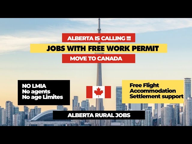 Move to Alberta NOW for FAST rural community jobs|| NO LMIA