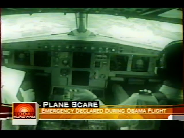 July 2008, EMERGENCY DECLARED DURING OBAMA FLIGHT, flight recorder