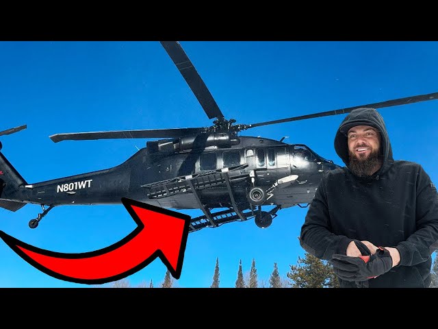 Flying in @HeavyDSparks Black Hawk! (Snowed In Part 2)