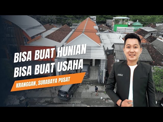 ENAK BANGET BUAT USAHA SEKALIGUS TEMPAT TINGGAL DI PUSAT KOTA SURABAYA DEKAT PINTU TOL DUPAK