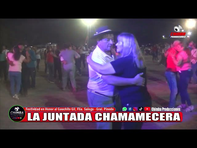 La Juntada Chamamecera  en la Festividad del Gauchito Gil, Flia  Salega, Gral  Pinedo   11 01 25