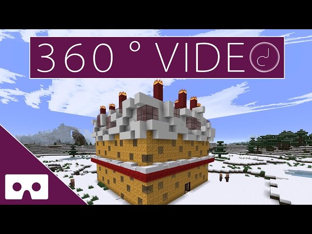 Minecraft Cake House 360° VR Timelapse