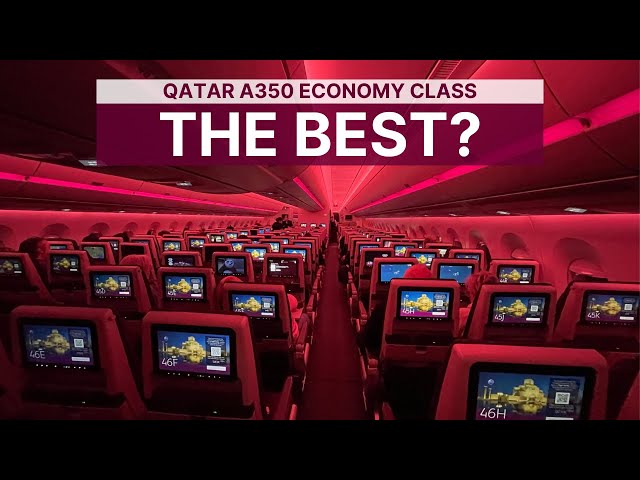 IS QATAR'S ECONOMY REALLY THE BEST? | A350 Economy Singapore to Dubai via Doha