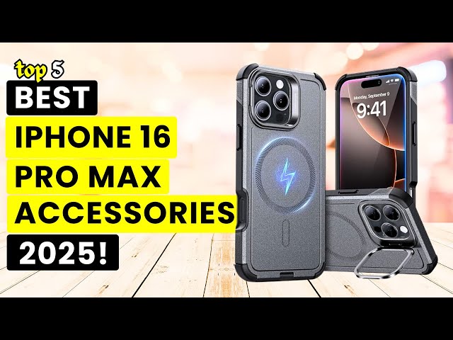 Top 5 Best iPhone 16 Pro Max Accessories 2025!🔥✅