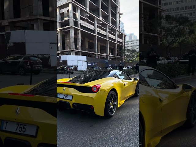 Ferrari 458 speciale in downtown beirut